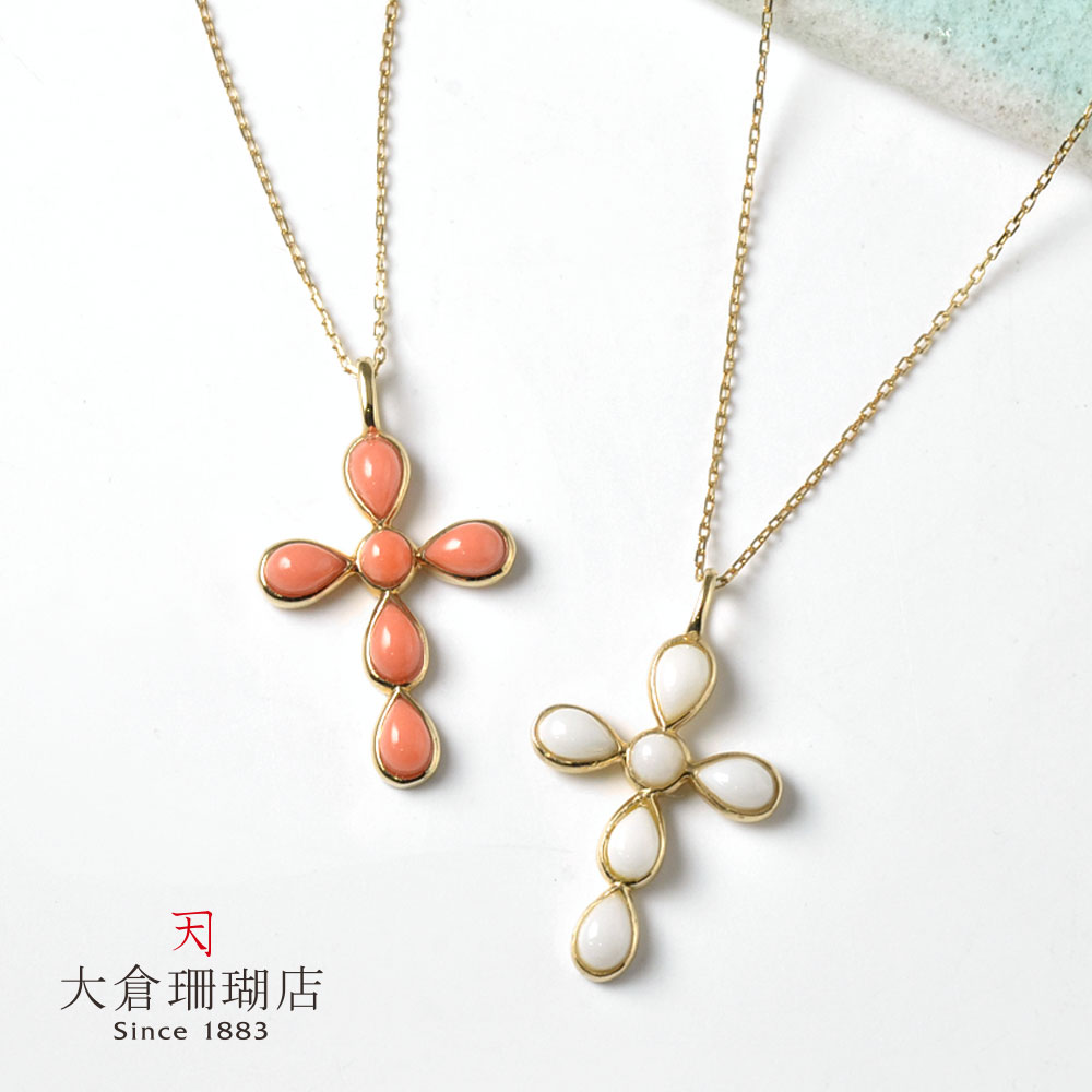 楽天市場】ゴールド（種類（宝石）珊瑚）（ネックレス