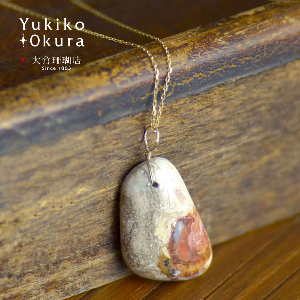 チャーム メキシコ オパール 10金 K10 ゴールド 天然石 ユキコ オオクラ ブランド レディース ジュエリー 送料無料