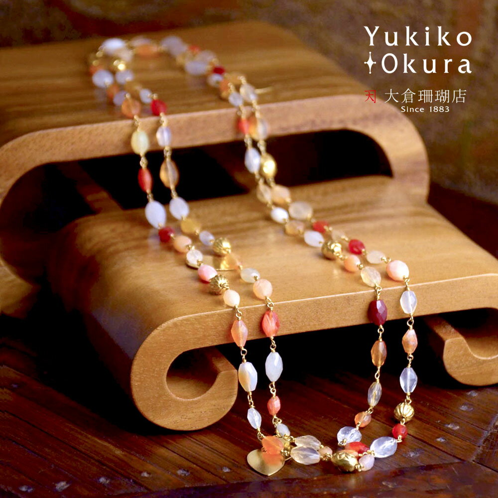 【全品ポイント5倍】 ファイヤーオパール ロングネックレス SV925 シルバー ゴールドカラー ピンつなぎ..