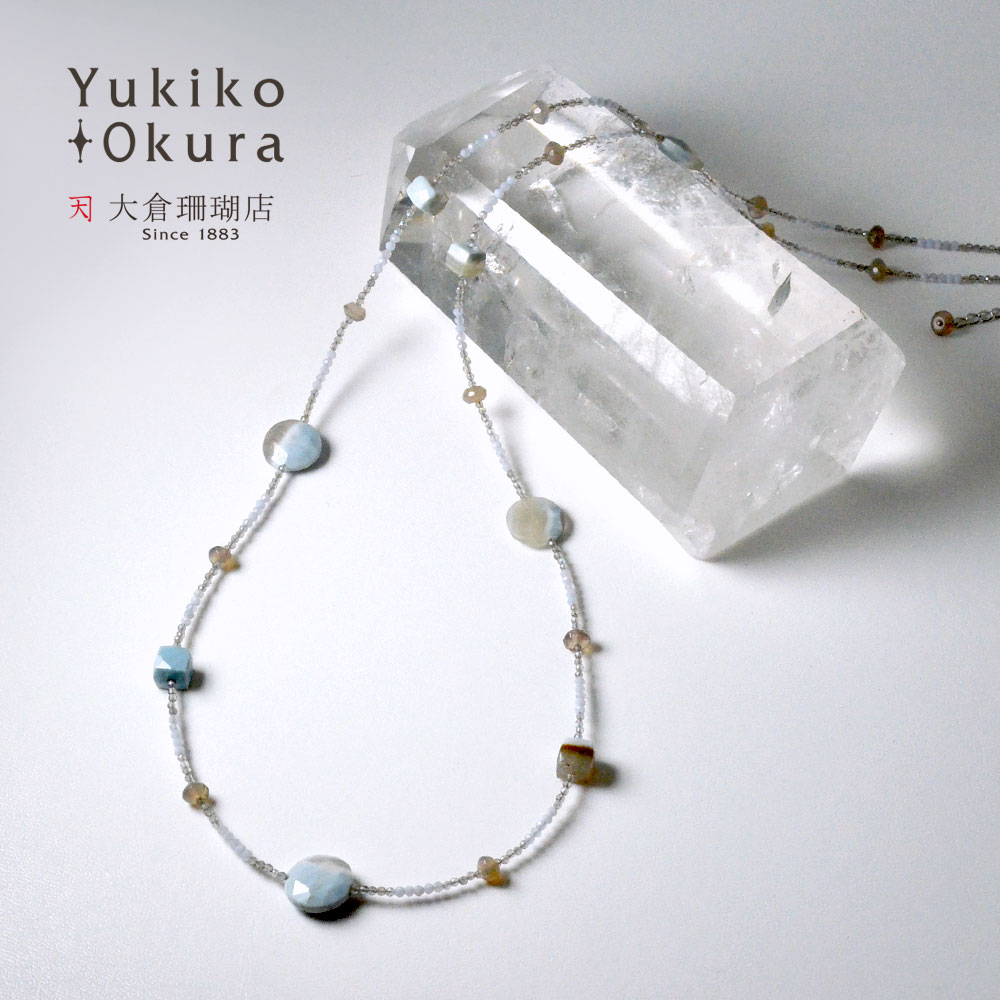 バンデットアゲイトロングネックレス...