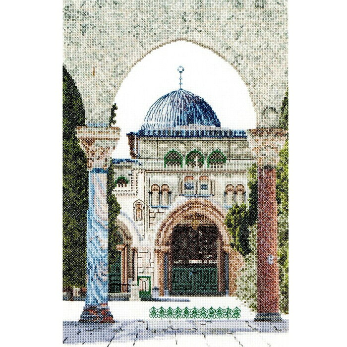 Al-Aqusa Mosque オランダ THEA GOUVERNEURクロスステッチキット533A 輸入刺繍キット モスクをモチーフ