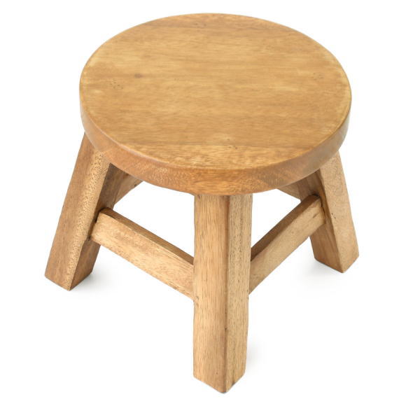 手作り　ウッドスツール　ロータイプ　スツール　プレーン0008　　＜花台 鉢台 フラワースタンド ディ..