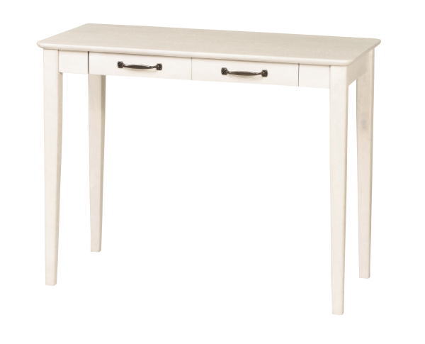 ホワイトウォッシュデスク90幅奥浅タイプミニヨン