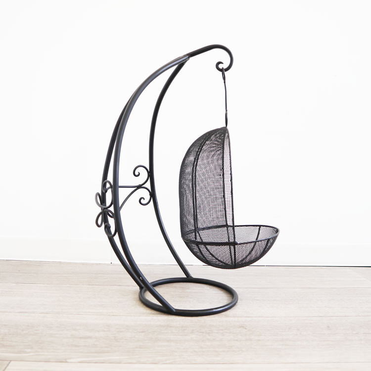 ハンギングプランターL ブラック1306IFH001アンティーク仕上げ