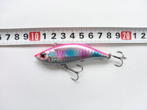 バイブレーション　定番カラー　8cm　10g　5色　セット　シーバス　ブラックバス　根魚　青物　フラットフィッシュ　バイブ　スタンダード　バスフィッシング　バス釣り　入門　初心者にも　ソルト　イワシ　レッドヘッド　キャンディ　グリーン　オレンジ　メッキ　ライギョ