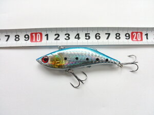 バイブレーション　定番カラー　8cm　10g　5色　セット　シーバス　ブラックバス　根魚　青物　フラットフィッシュ　バイブ　スタンダード　バスフィッシング　バス釣り　入門　初心者にも　ソルト　イワシ　レッドヘッド　キャンディ　グリーン　オレンジ　メッキ　ライギョ