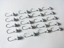 ジグヘッド 7g 20本 セット スタンダード 3.7cm ロックフィッシュ 根魚 フラットフィッシュ カサゴ ヒラメ ジギング おもり 針 フック マゴチ