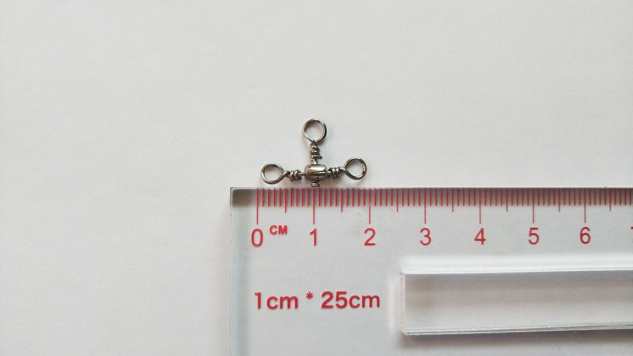 トリプルサルカン 9 小型 20個セット 1.1cm×2cm スイベル ヨリモドシ 三つ又 胴突き仕掛け 根魚 ロックフィッシュ イシダイ