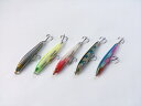 シンキングペンシル　細身　9g　7cm　5色　セット　シンペン　ペンシル　ベイト　シーバス　青物　根魚　フラットフィッシュ　ミノー　プラグ　シャッド　TypeA