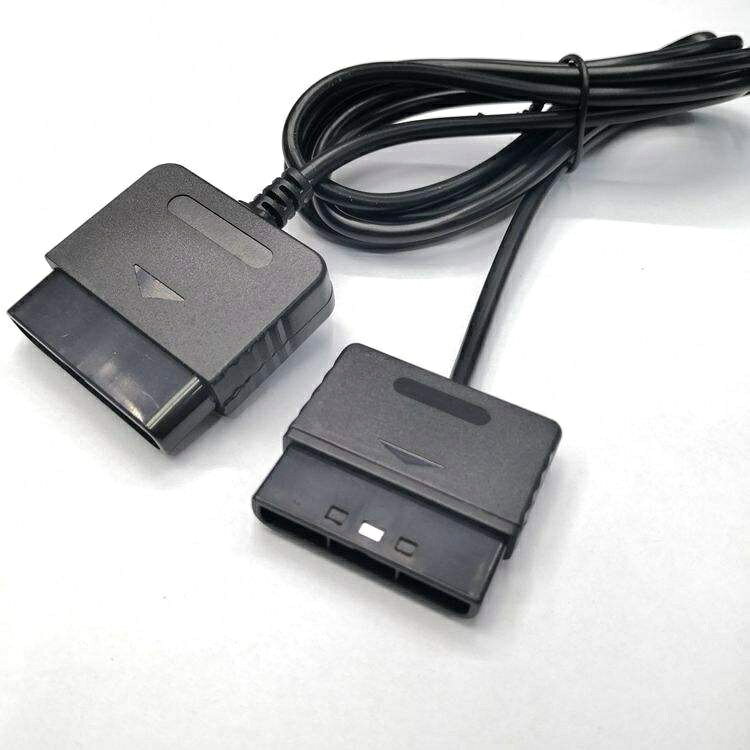 プレイステーション2用 PS2 コントローラーの延長ケーブル 1.8m 6フィート ゲームパッド延長コード 互換品