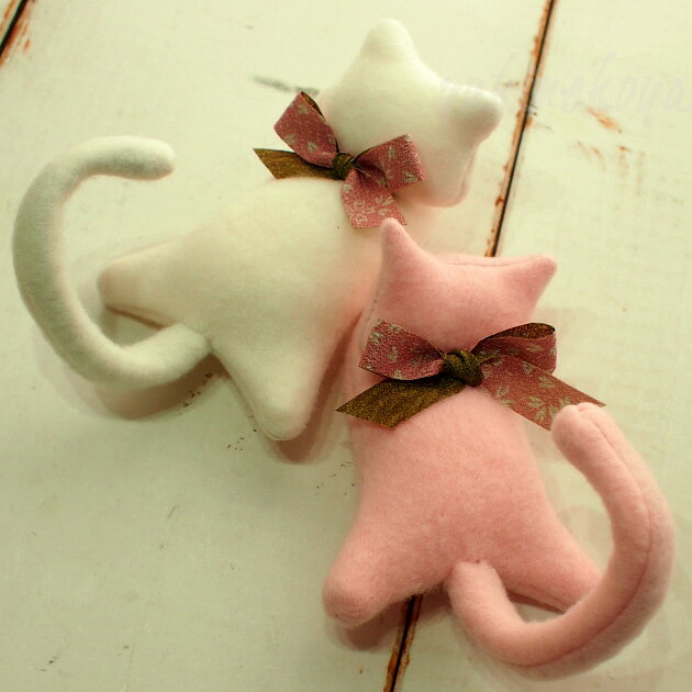 猫のクリップ ネコばさみ 和風桜リボンシリーズ ハンドメイド ギフト プレゼント包装無料 オシャレ 猫柄 猫雑貨 猫グッズ ねこ ネコ キャット T's COL...