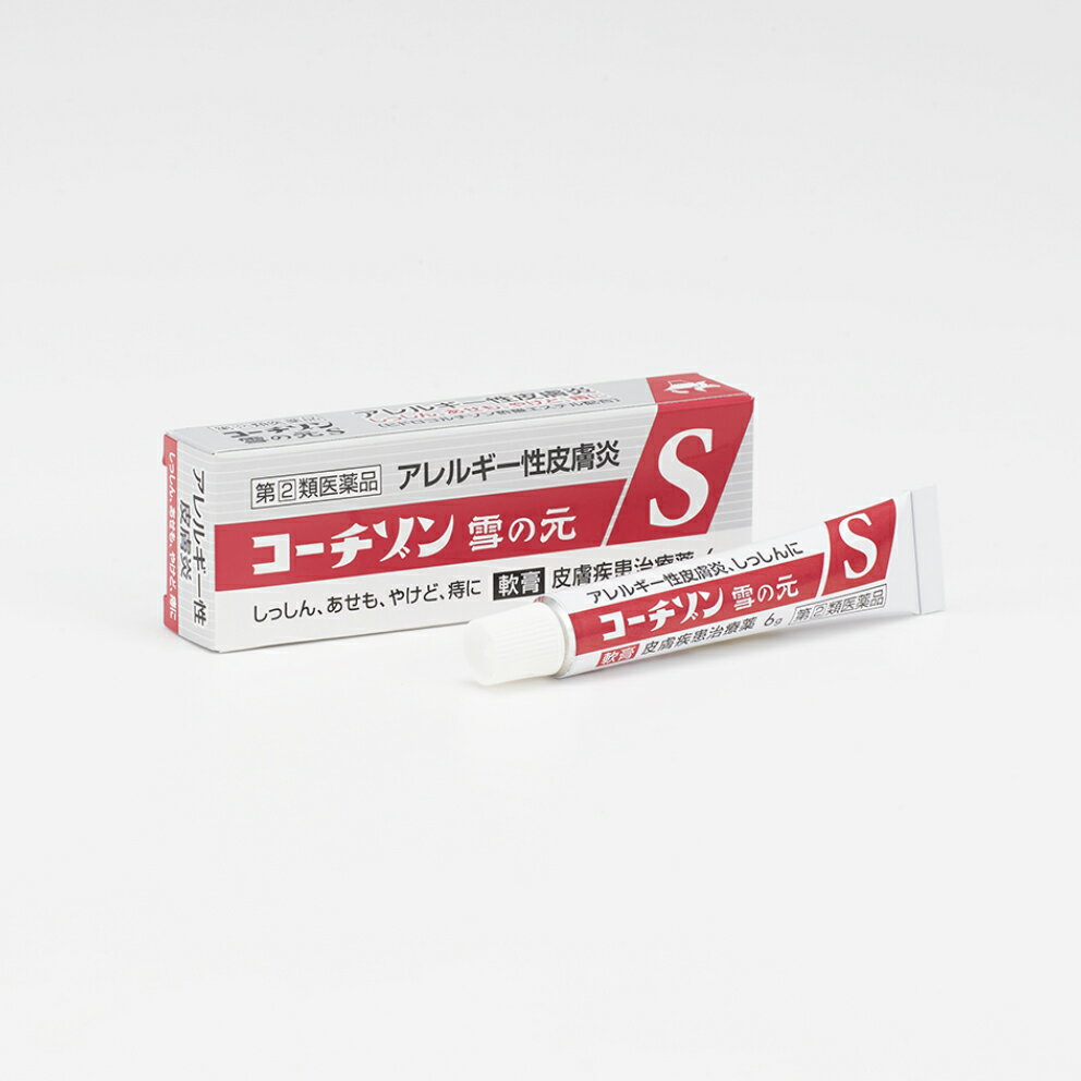 【第(2)類医薬品】【セルフメディケーション税制対象】［公式］コーチゾン雪の元S（チューブ入） 6g ｜ ステロイド 外用薬 かゆみ止め アトピー性皮膚炎などによるかゆみに 塗り薬 湿疹 アレルギー性皮膚炎のサムネイル
