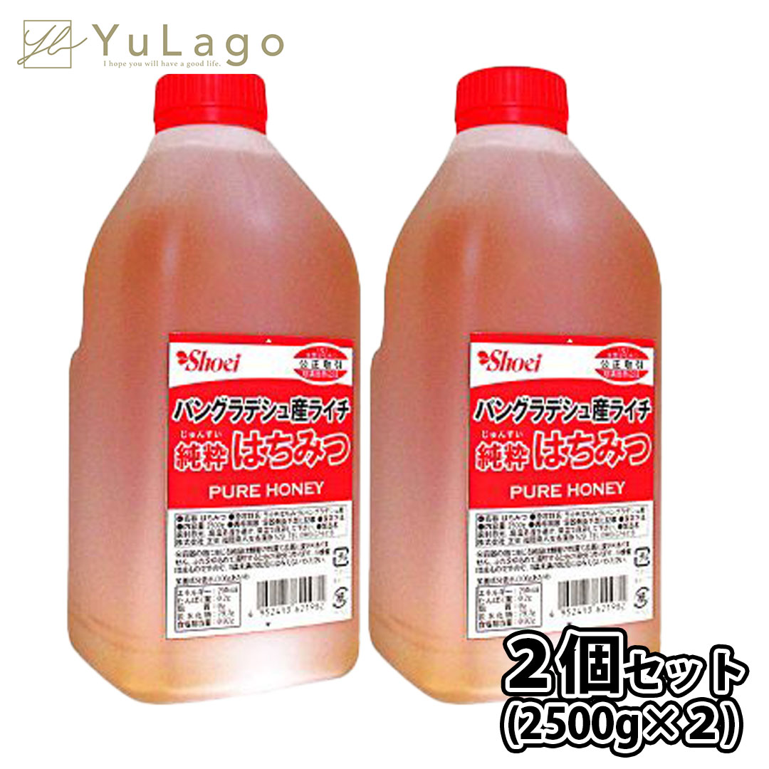 正栄 業務用 純粋ライチ蜂蜜 2.5kg × 2個 バングラデシュ産 蜂蜜 ライチ蜂蜜 純粋 はちみつ ハチミツ 2500g honey はちみつおすすめ 純粋はちみつ 純粋蜂蜜 ギフト 業務用 バングラデシュ ライチ 料理 隠し味