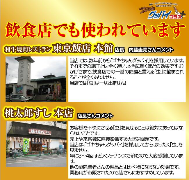 ゴキちゃんグッバイプラス+6個入りtimes;3個セット医薬部外品ゴキブリごきぶり駆除対策退治ゴキチャン家庭用屋内用ホウ酸ごきちゃんグッバイ