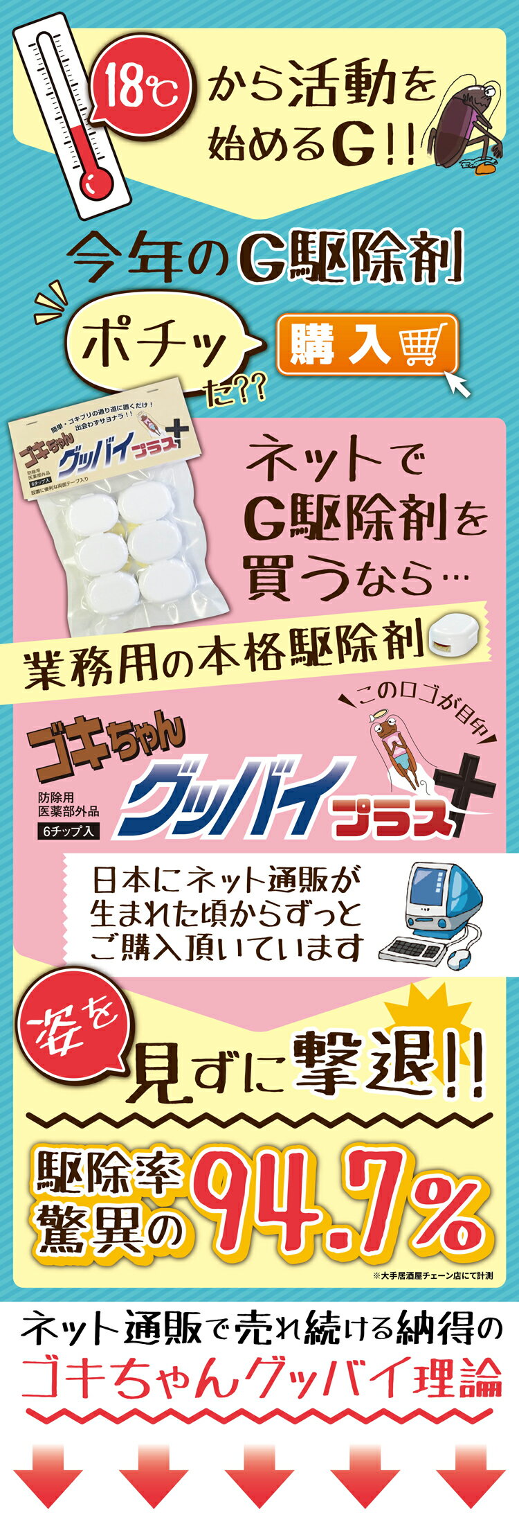 ゴキちゃんグッバイプラス6個入りtimes;3個セット医薬部外品