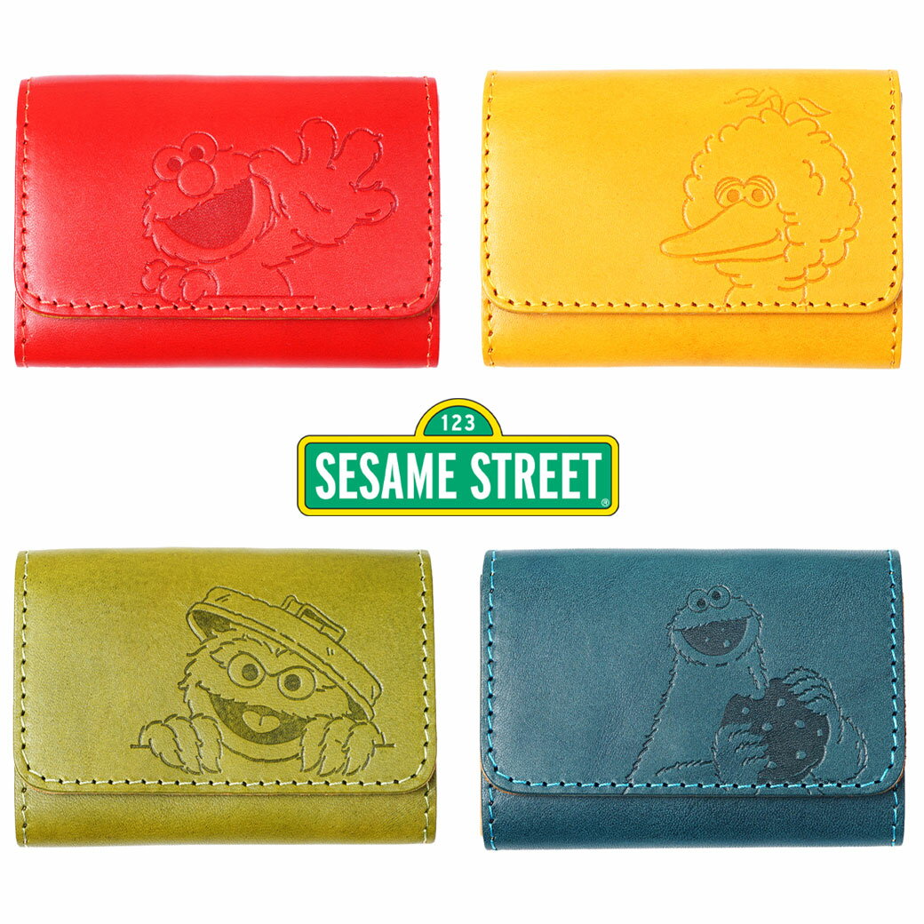 名刺入れ メンズ カードケース ブランド SESAME STREET セサミストリート 名刺入れ メンズ カードケース 本革 日本製 カードケース カード入れ 名刺ホルダー 名刺入れ 名刺いれ エルモ ビッグバード オスカー クッキーモンスター