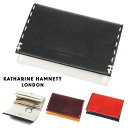 KATHARINE HAMNETT キャサリンハムネット ロンドン カラーテーラード2 ミニ財布 メンズ 財布 キーリング付き 財布 コインケース メンズ 小銭入れ メンズ ブランド メンズ コインケース 本革 通勤 革小物 プレゼント 実用的 490-58700