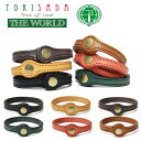 TOKISADA トキサダ The World ザ・ワールド レザー ブレスレット タンニンなめし メンズ 本革 日本製 ブランド ts-lb01