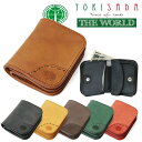 TOKISADA トキサダ The World ザ・ワールド 二つ折り財布 メンズ 財布 折りたたみ レザー 日本製 通勤 革小物 メンズ 二つ折り 財布 ブラ...