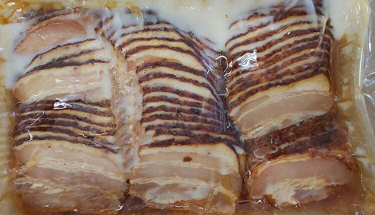 冷凍　あぶり焼きチャーシュースライス（トレー入れ）500g×20P（P1200円税別）業務用　ヤヨイ