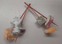 三色揚げ松葉 ( 柿 ) 20串(串約10g)×24P(P1040円税別)冷凍 揚物 業務用 ヤヨイ