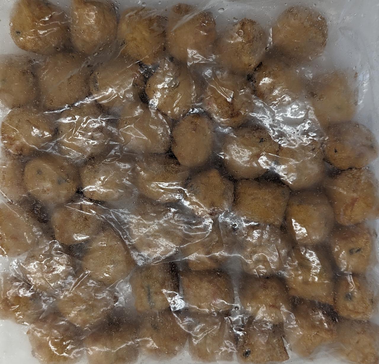 魚肉ねり製品　豆腐と海老のふんわり揚　900g（50個）×10P（P1,440円税別）冷凍　業務用　ヤヨイ