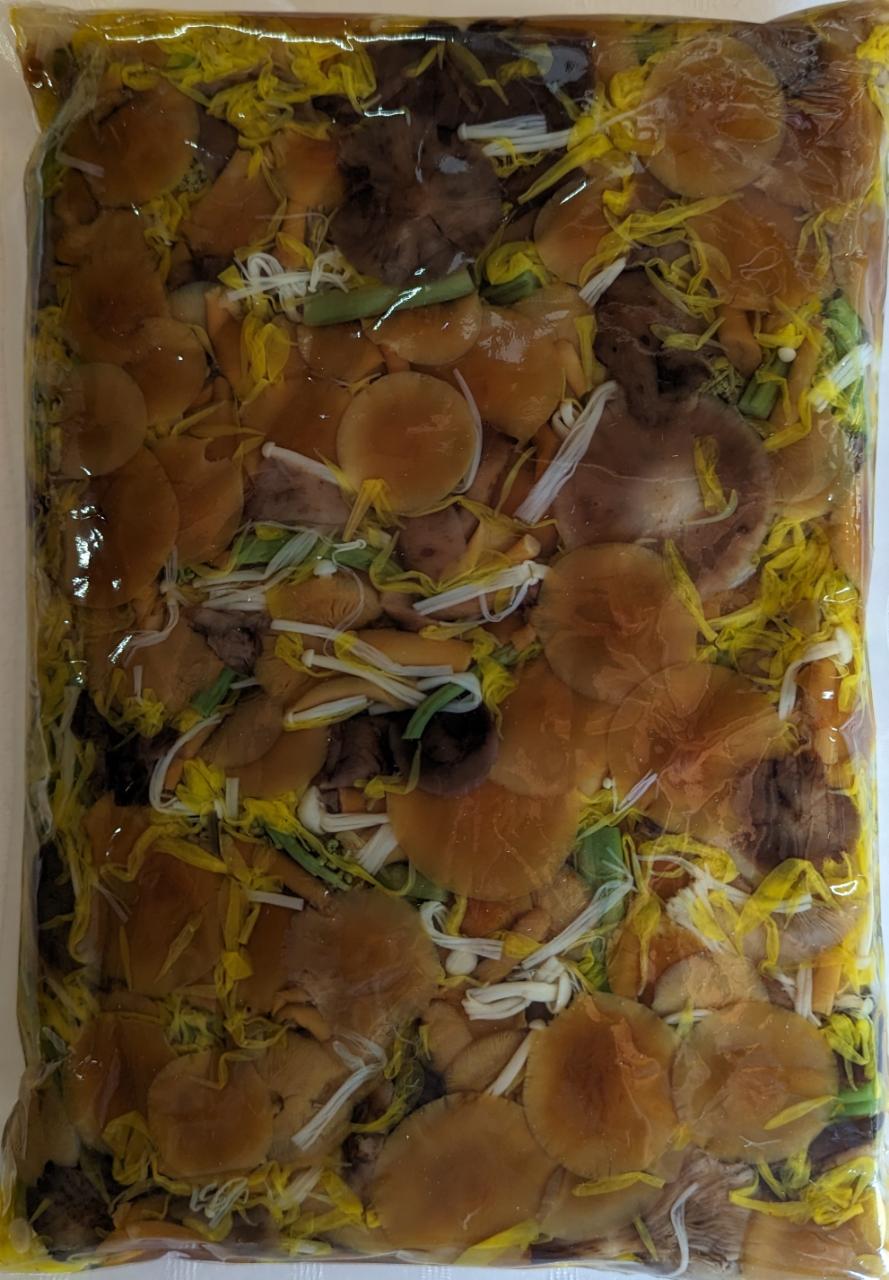 高級惣菜　きのこ菊花柚子ポン　1Kg×15P（P1,650円税別）常温　業務用　ヤヨイ
