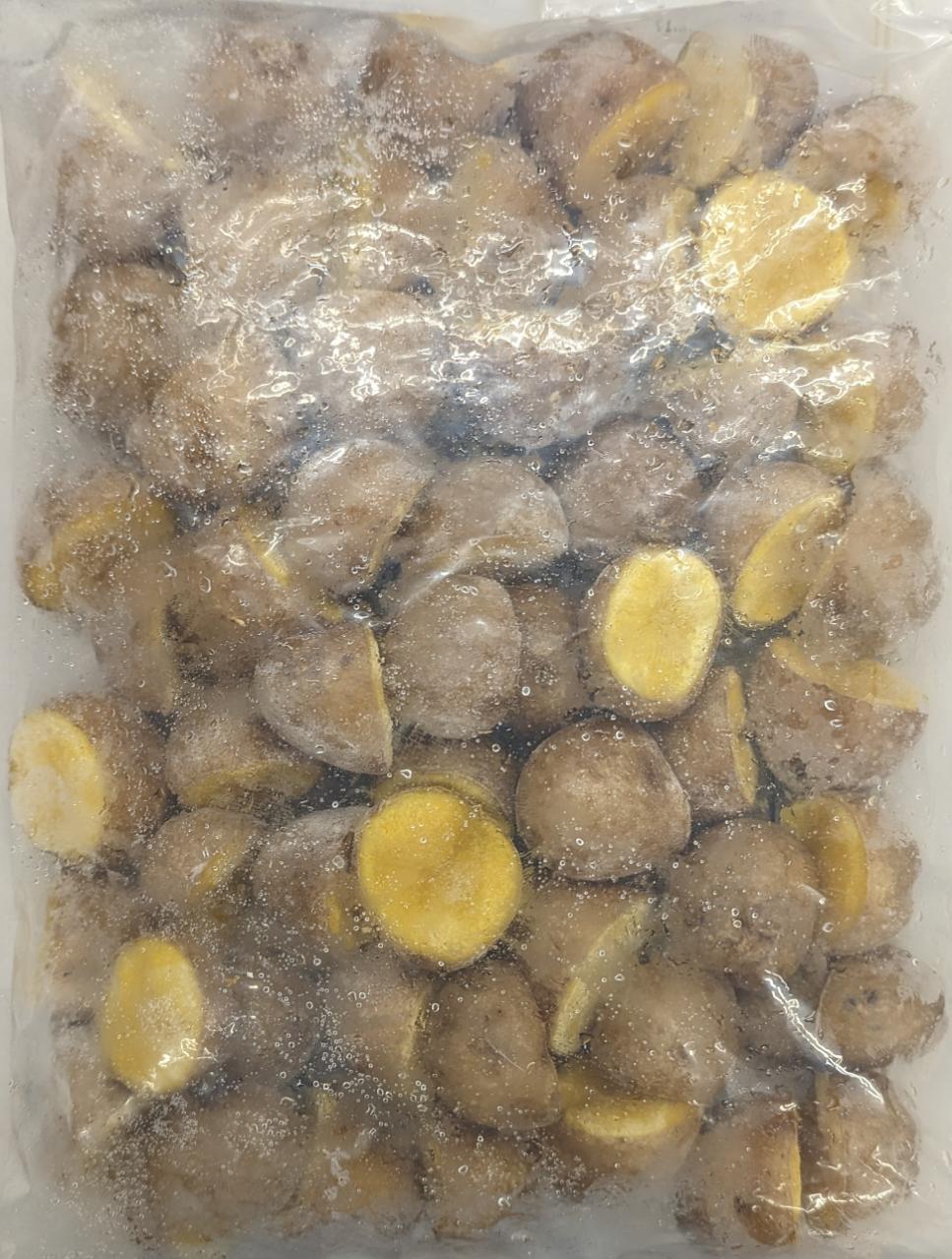 国産（北海道産）インカのねざめ　1/3又は1/2カット　1Kg×10P（P1,030円税別）業務用　ヤヨイ　冷凍　じゃがいも