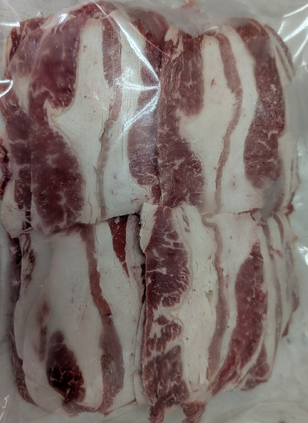 Rakuten - アメリカ産　牛バラ　スライス　2mm　1Kg×10P（P1,920円税別）冷凍　業務用　ヤヨイ