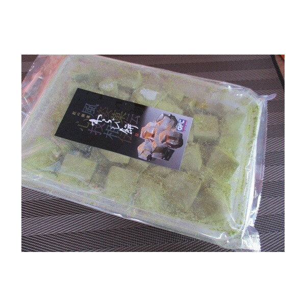 冷凍和生菓子　わらび餅（抹茶）1kg×12P（P680円税別）業務用　ヤヨイ