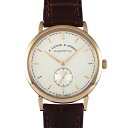 ランゲ＆ゾーネ A.LANGE & SOHNE サクソニア LS2164AD 216.032 シルバー文字盤 中古 腕時計 メンズ