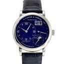 ランゲ&ゾーネ A.LANGE & SOHNE ランゲ1 リトル ムーンフェイズ LSLS1823AX 182.086 ダークブルー文字盤 中古 腕時計 メンズ