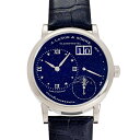 ランゲ&ゾーネ A.LANGE & SOHNE ランゲ1 リトル ムーンフェイズ LSLS1823AX 182.086 ダークブルー文字盤 美品 腕時計 メンズ