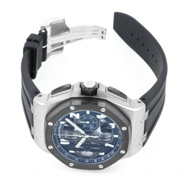 オーデマ・ピゲ AUDEMARS PIGUET ロイヤルオークオフショア トゥールビヨン クロノグラフ 26388PO.OO.D027CA.01 ブルー/シルバー文字盤 新品 腕時計 メンズ
