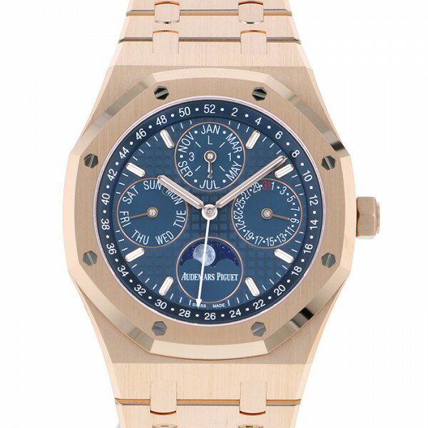 オーデマ・ピゲ AUDEMARS PIGUET ロイヤルオーク パーペチュアルカレンダー 26574OR.OO.1220OR.02 ブルー文字盤 新品 腕時計 メンズ