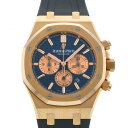 オーデマ・ピゲ AUDEMARS PIGUET ロイヤルオーク クロノグラフ 26331OR.OO.D315CR.01 ブルー/ピンクゴールド文字盤 中古 腕時計 メンズ