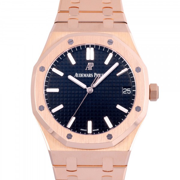 オーデマ・ピゲ AUDEMARS PIGUET ロイヤルオーク 15500OR.OO.1220OR.01 ブラック文字盤 中古 腕時計 メンズ