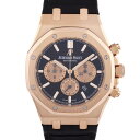 オーデマ・ピゲ AUDEMARS PIGUET ロイヤルオーク クロノグラフ 26331OR.OO.D821CR.01 ブラウン/ピンクゴールド文字盤 中古 腕...
