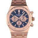 オーデマ・ピゲ AUDEMARS PIGUET ロイヤルオーク クロノグラフ 26331OR.OO.1220OR.01 ブルー/ピンクゴールド文字盤 中古 腕時計 メンズ