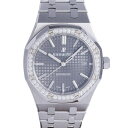 オーデマ・ピゲ AUDEMARS PIGUET ロイヤルオーク オートマティック 15451ST.ZZ.1256ST.02 グレー文字盤 中古 腕時計 レディース