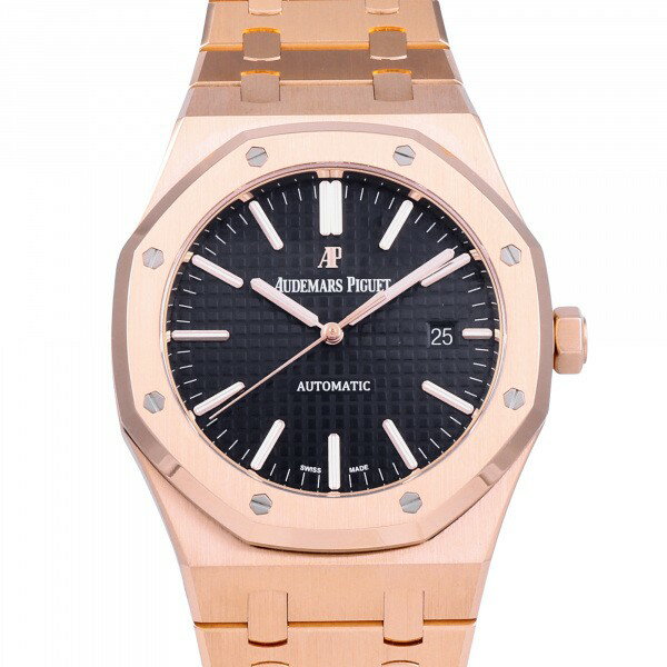 オーデマ ピゲ AUDEMARS PIGUET ロイヤルオーク 15400OR.OO.1220OR.01 ブラック文字盤 中古 腕時計 メンズ