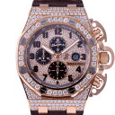 オーデマ・ピゲ AUDEMARS PIGUET ロイヤルオーク オフショア クロノグラフ 26215OR.ZZ.A801CR.01 ブラウン文字盤 中古 腕時計...