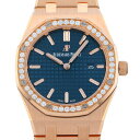 オーデマ・ピゲ AUDEMARS PIGUET ロイヤルオーク クォーツ 67651OR.ZZ.1261OR.02 ブルー文字盤 未使用 腕時計 レディース