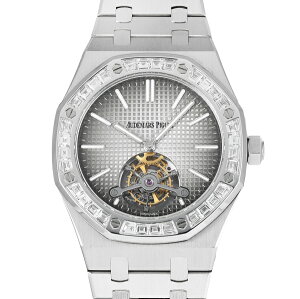 オーデマ・ピゲ AUDEMARS PIGUET ロイヤルオーク トゥールビヨン エクストラシン 26516PT.ZZ.1220PT.01 スモークグレー文字盤 中古 腕時計 メンズ