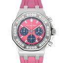 オーデマ・ピゲ AUDEMARS PIGUET ロイヤルオーク オフショア 26231ST.ZZ.D069CA.01 ピンク/ブルー文字盤 中古 腕時計 レディ...