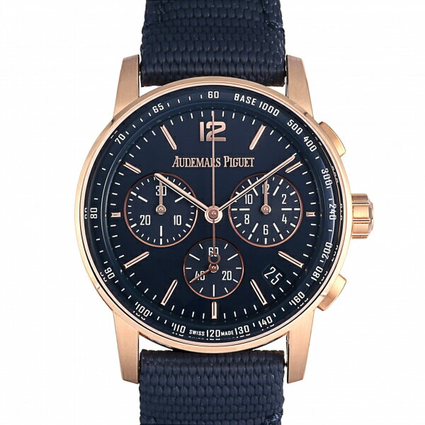 m code クロノグラフ　美品　腕時計　メンズ　稼動品 CODE 11.59 バイ オーデマピゲ クロノグラフ[26393BC.OO.A002KB