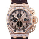 オーデマ・ピゲ AUDEMARS PIGUET ロイヤルオーク オフショア クロノグラフ 26215OR.ZZ.A801CR.01 ブラウン文字盤 中古 腕時計...