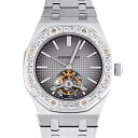 オーデマ・ピゲ AUDEMARS PIGUET ロイヤルオーク トゥールビヨン エクストラシン 26516PT.ZZ.1220PT.01 スモークグレー文字盤 中古 腕時計 メンズ