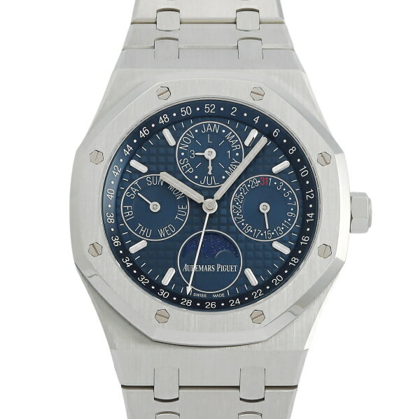 オーデマ・ピゲ AUDEMARS PIGUET ロイヤルオーク パーペチュアルカレンダー 26574ST.OO.1220ST.02 ブルー文字盤 中古 腕時計 メンズ