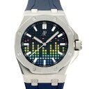 オーデマ・ピゲ 腕時計（メンズ） オーデマ・ピゲ AUDEMARS PIGUET ロイヤルオーク オフショア ミュージックエディション 世界限定500本 15600TI.OO.A343CA.01 ブルー文字盤 未使用 腕時計 メンズ